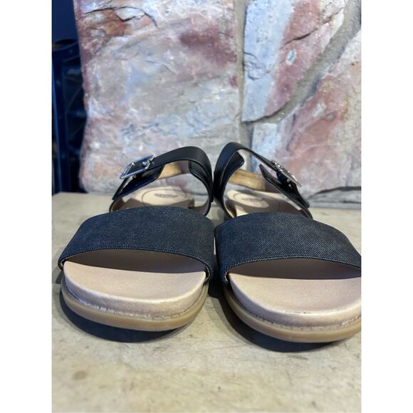 Dr Scholl’s Karma Black Buckled Open Toe Sandals Women’s Size 10 - Picture 11 of 12